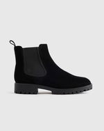 Italian Suede Lug Sole Chelsea Boot - US 5627