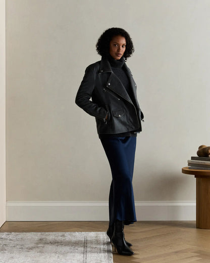 100% Washable Silk Maxi Skirt - US 5436