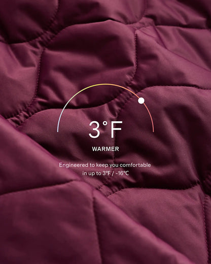 Featherless Quilted Long Puffer Jacket - US 1005