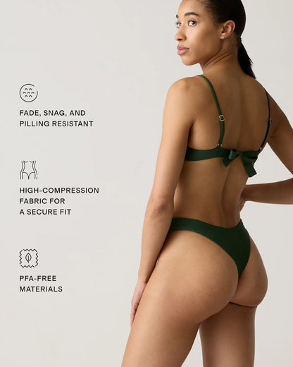 Italian High-Leg Bikini Bottom - US 3368