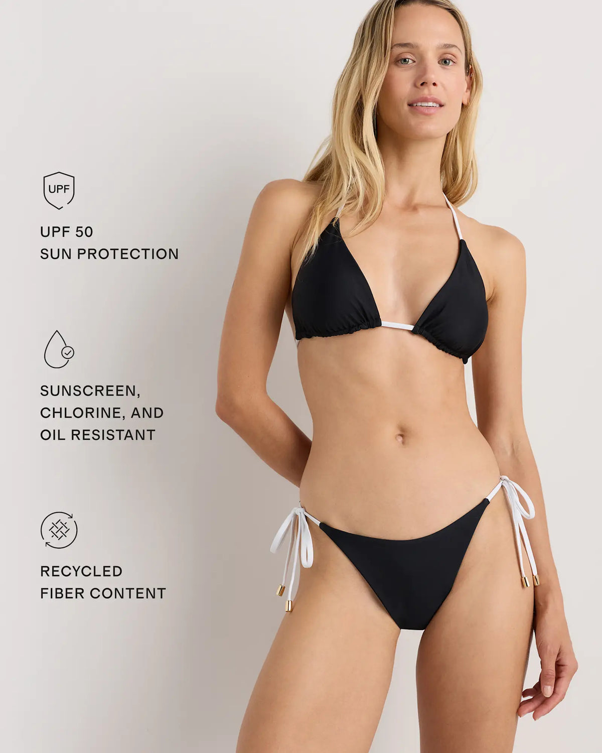 Italian Adjustable Side-Tie Bikini Bottom - US 7402