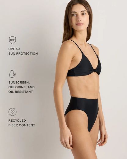 Italian High-Rise High-Leg Bikini Bottom - US 8762