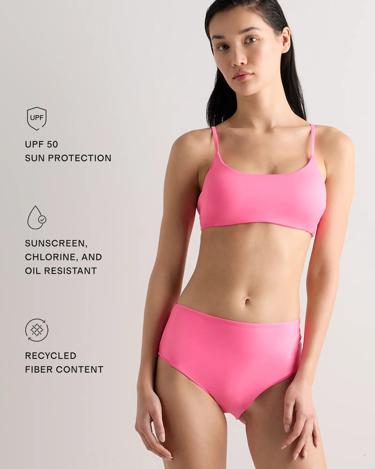 Italian Scoop Neck Bikini Top - US 1014