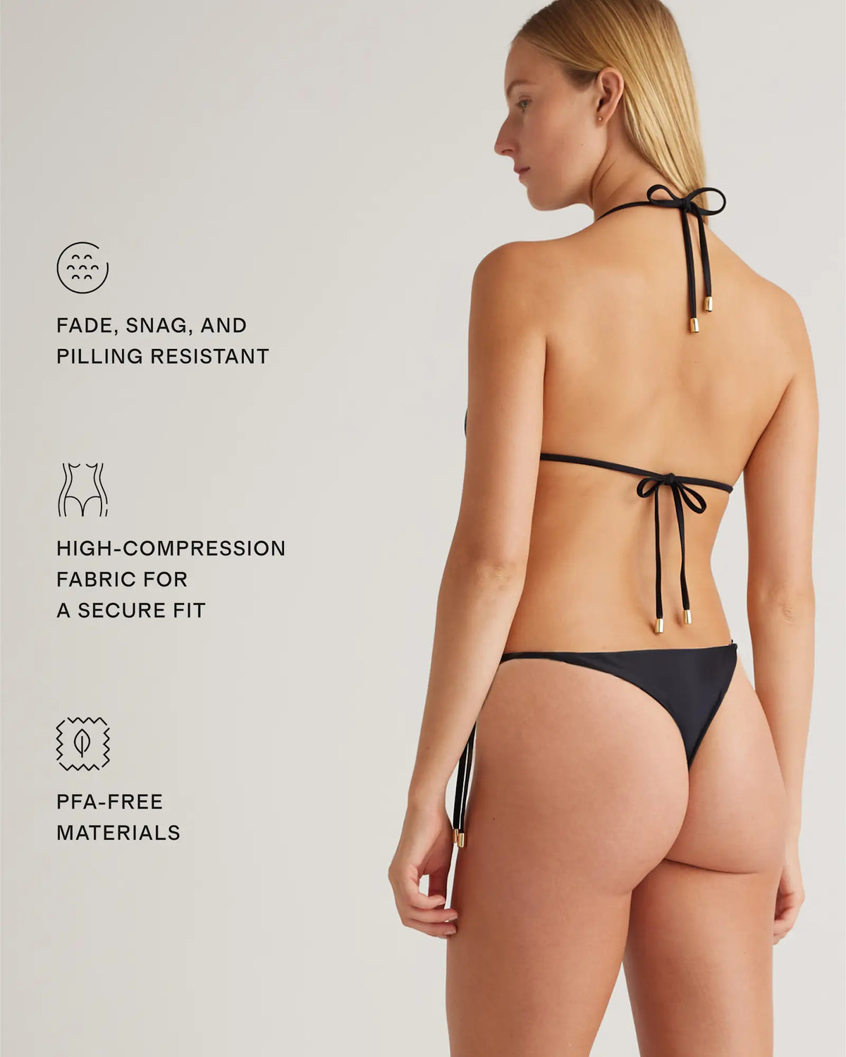 Italian Adjustable Side-Tie Bikini Bottom - US 4926