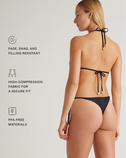 Italian Adjustable Side-Tie Bikini Bottom - US 4926