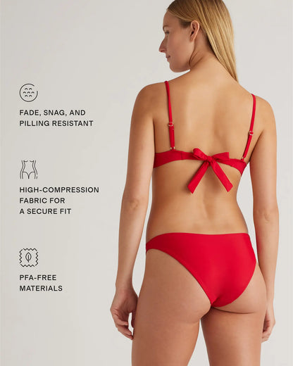 Italian Scoop Neck Bikini Top - US 0822
