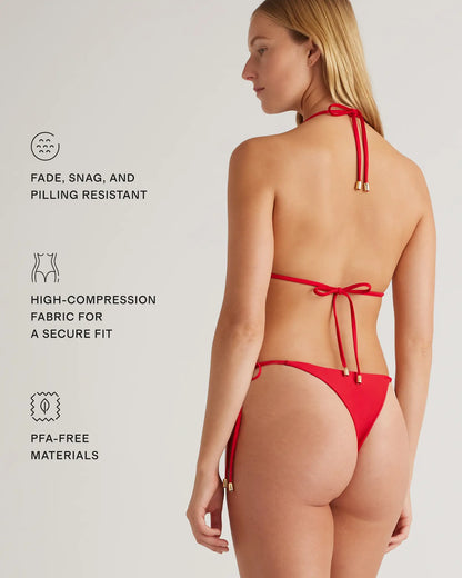 Italian Adjustable Side-Tie Bikini Bottom - US 3945