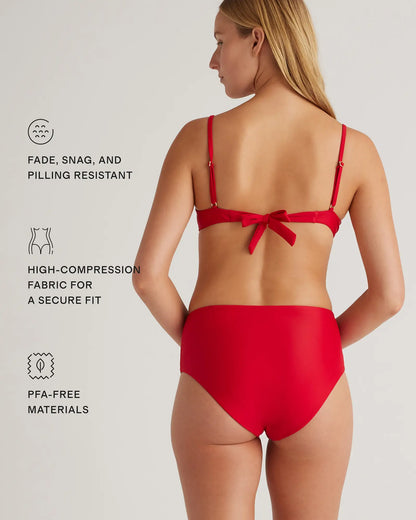 Italian High-Rise Bikini Bottom - US 7888