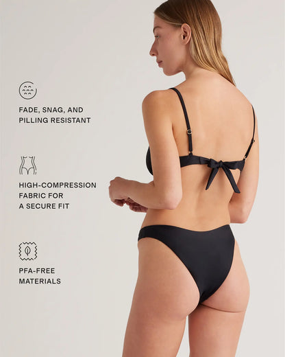 Italian High-Leg Bikini Bottom - US 6548