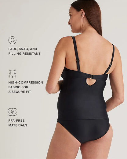 Italian Maternity Two-Piece Tankini Swimsuit - US 1329