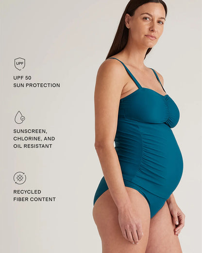 Italian Maternity Two-Piece Tankini Swimsuit - US 2865