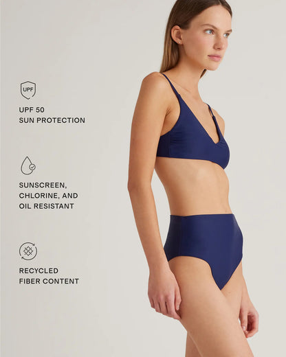 Italian V-Neck Bikini Top - US 2703