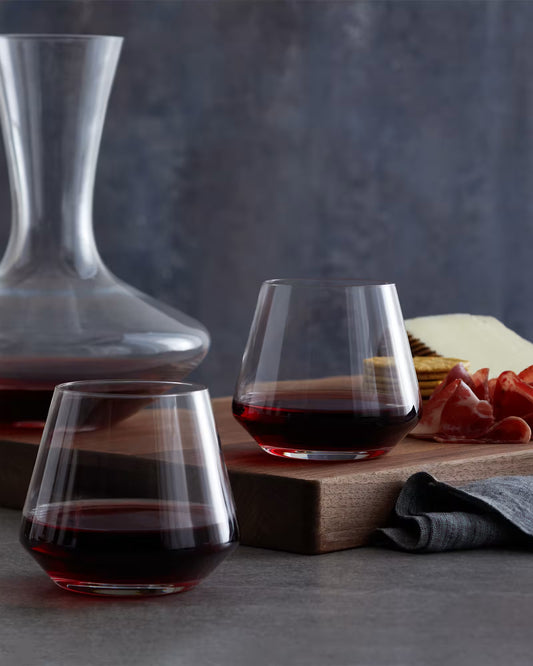 Pure Stemless Red Wine Glass, Set of 6 - US 6289