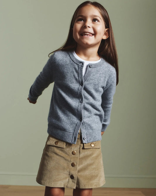 Organic Cotton Stretch Corduroy Skirt - US 6209