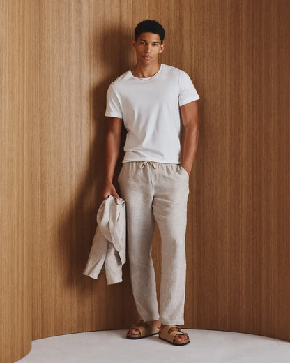 Cotton Modal Crew Neck Tee - US 7076