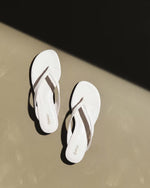 Italian Leather Thong Kitten Heel Sandal - US 1196