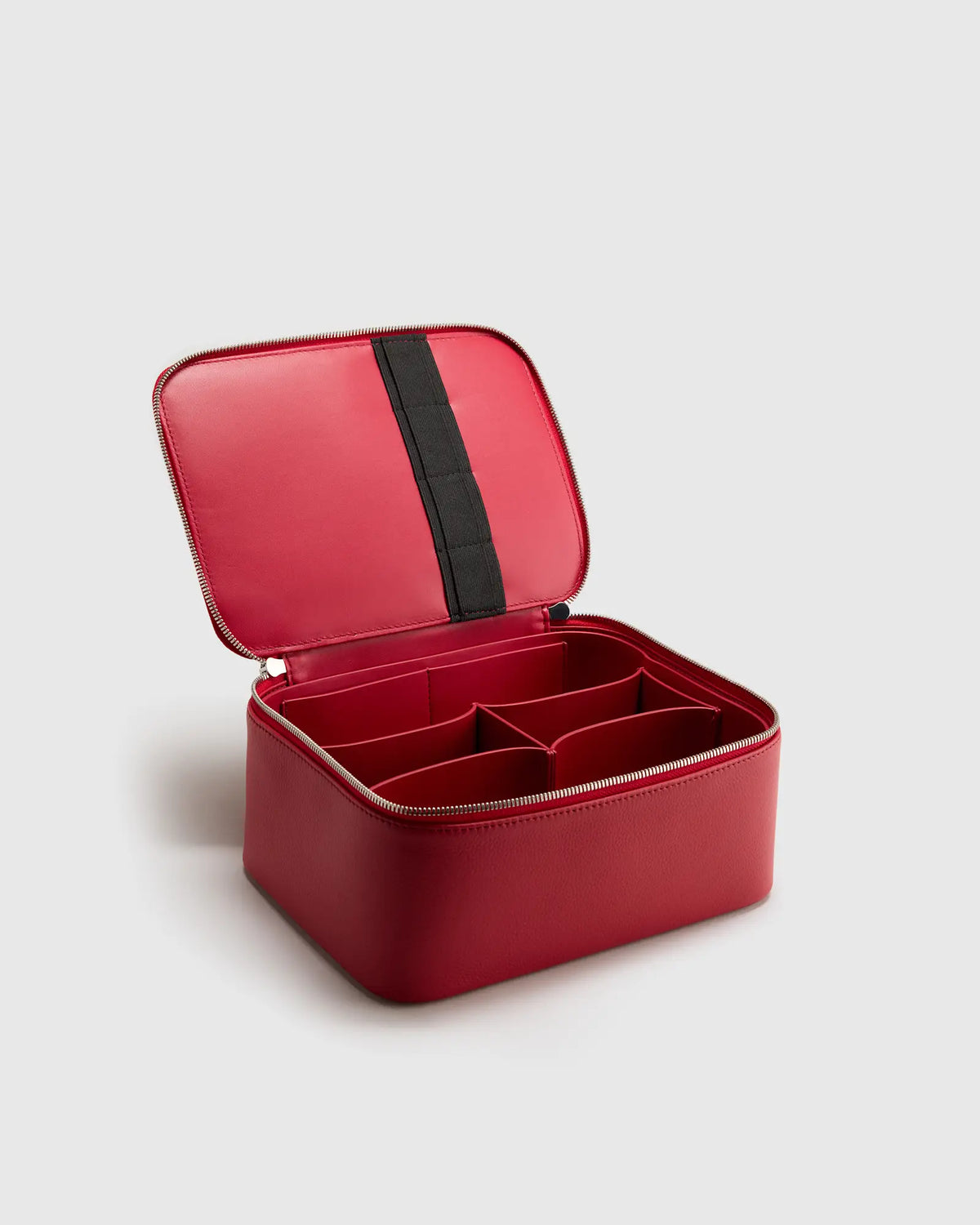 Italian Leather Travel Cosmetic Case - US 8437