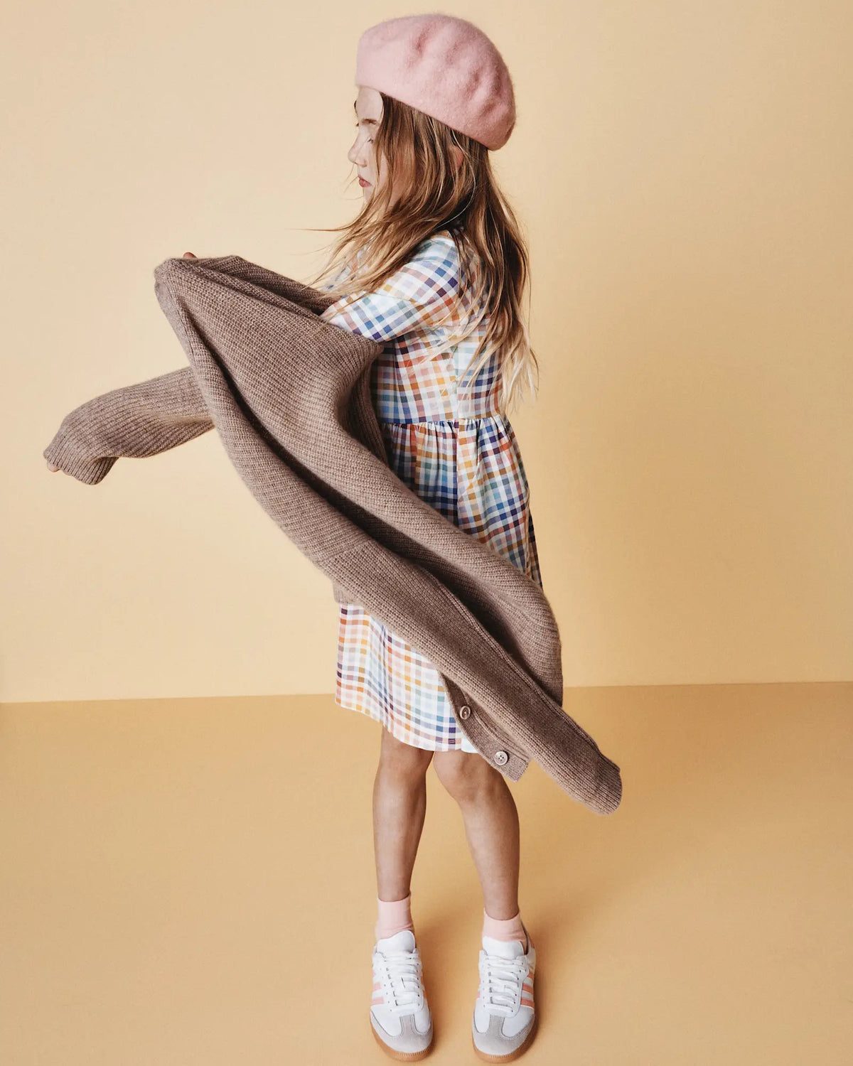 Washable Cashmere Oversized Fisherman Cardigan - US 7774