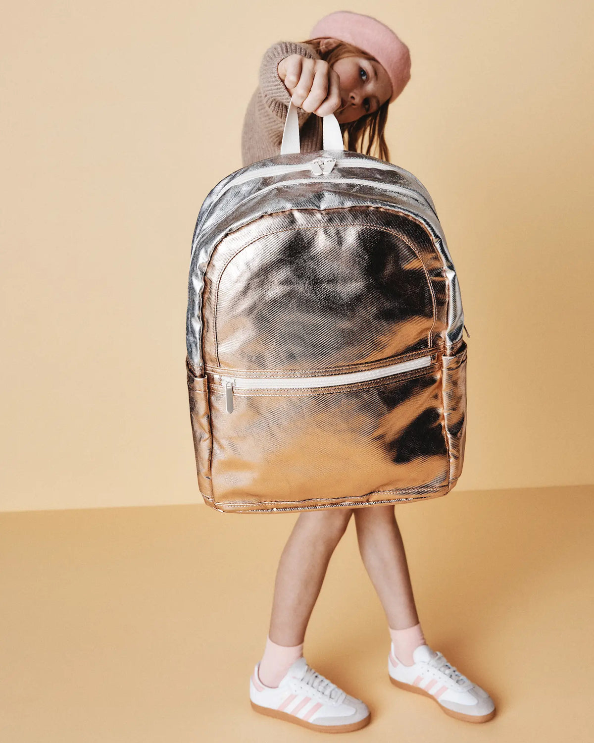 Recycled Double Pocket Backpack - US 3729