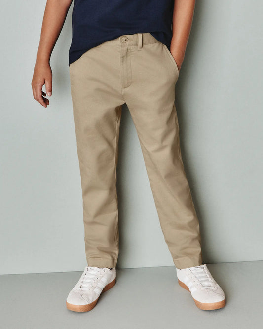 Boys Organic Cotton Stretch Classic Chino - US 2418