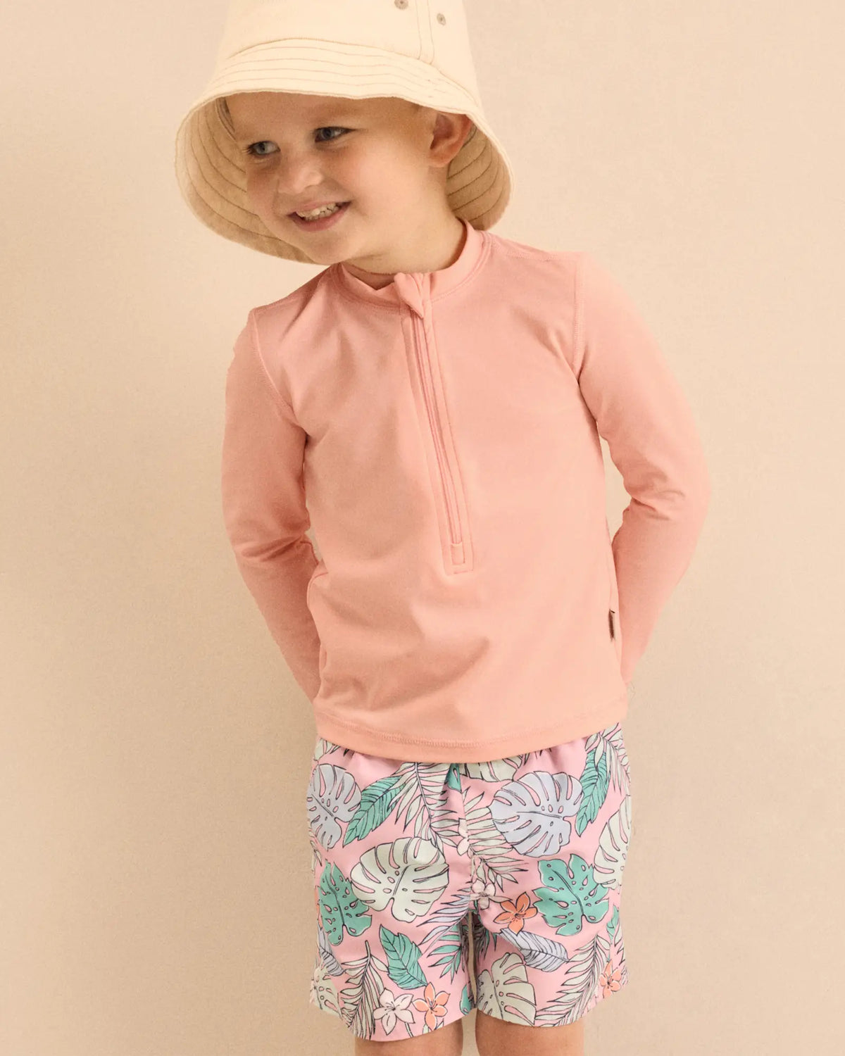 Long Sleeve Zip-Up Rash Guard - US 8706