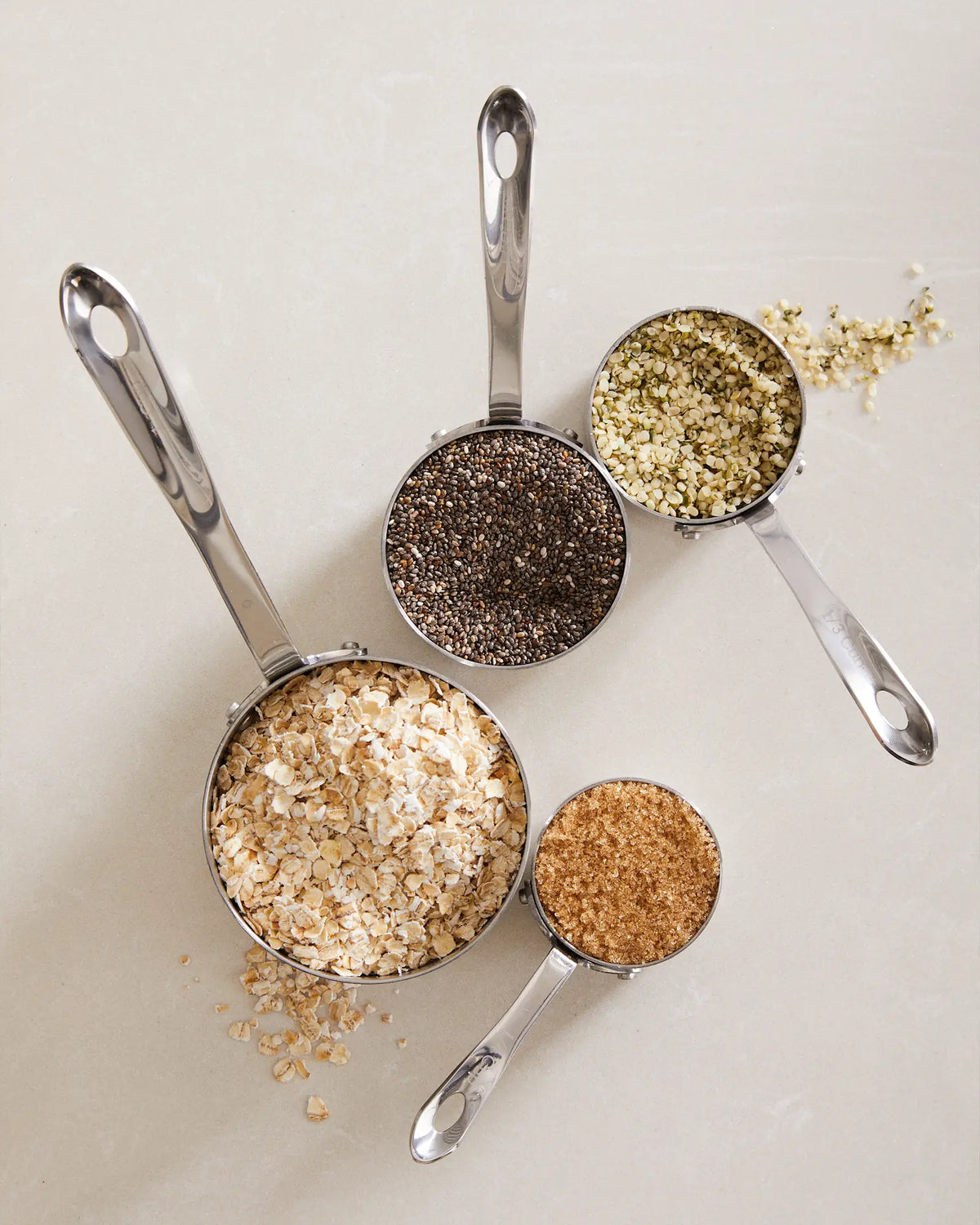 Stainless Steel Measuring Cups & Spoons Set - US 3294