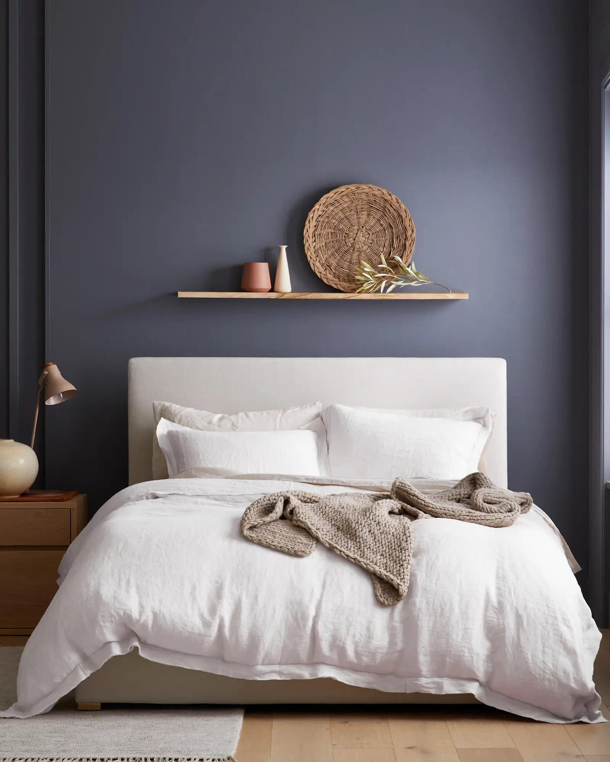 European Linen Double Flange Deluxe Bedding Bundle - US 3336