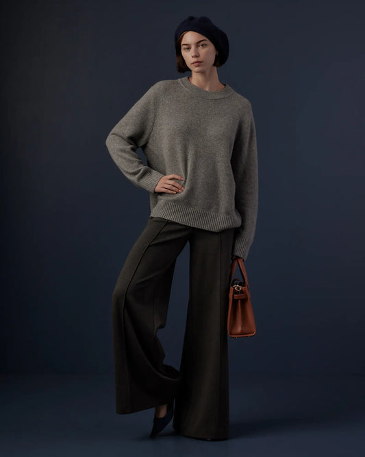 Ultra-Stretch Ponte Super Wide Leg Pants - US 8652