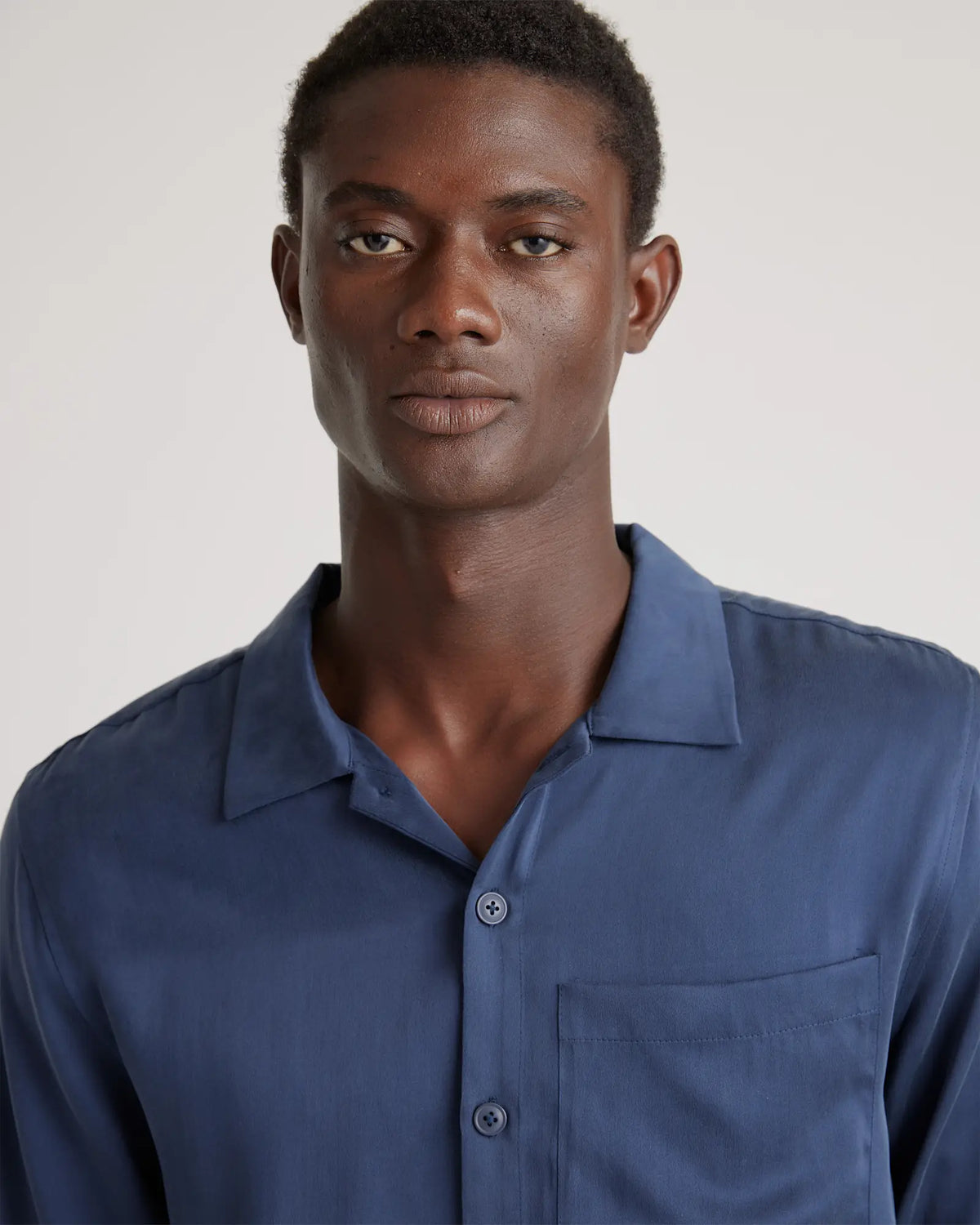 100% Washable Silk Button Down Pant Set - US 7101