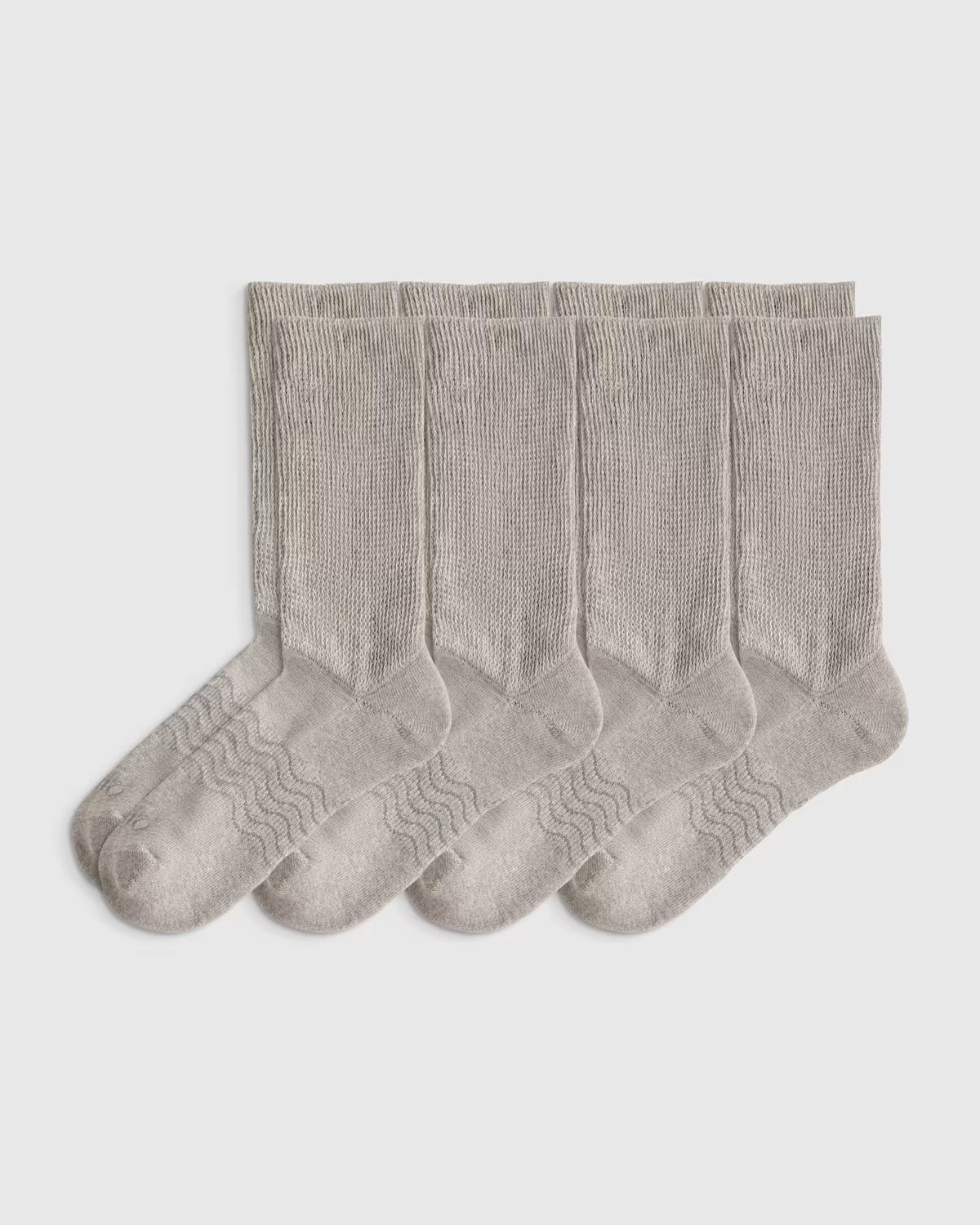 Everyday Cotton Targeted Stretch Crew Socks (4-Pack) - US 1562