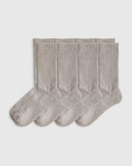 Everyday Cotton Targeted Stretch Crew Socks (4-Pack) - US 1562