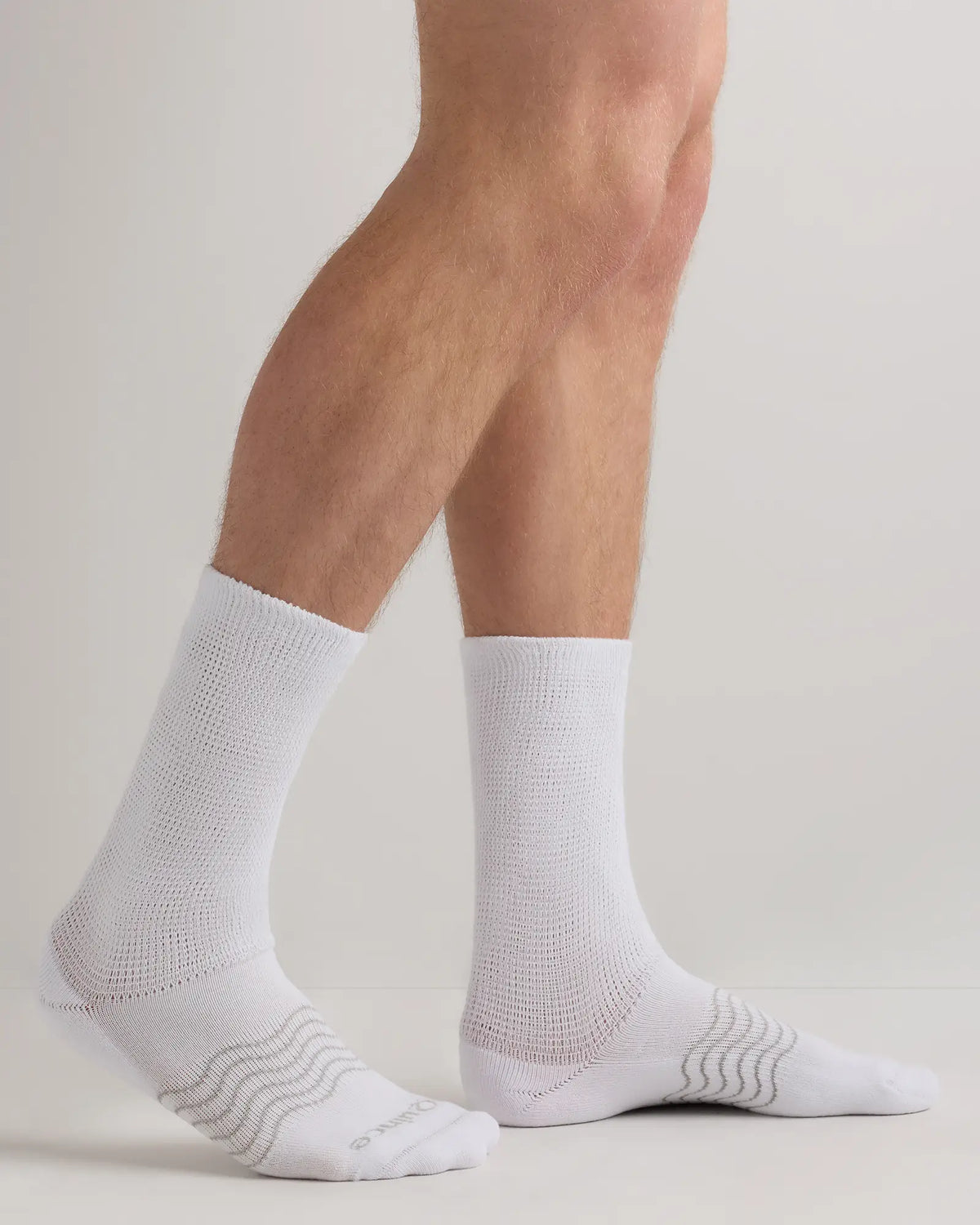 Everyday Cotton Targeted Stretch Crew Socks (4-Pack) - US 8025