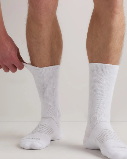 Everyday Cotton Targeted Stretch Crew Socks (4-Pack) - US 8025