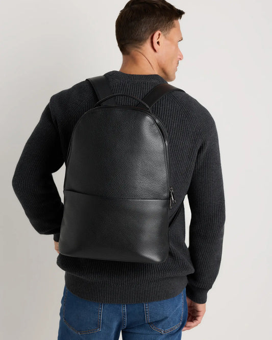Excursion Italian Leather Laptop Backpack - US 0282