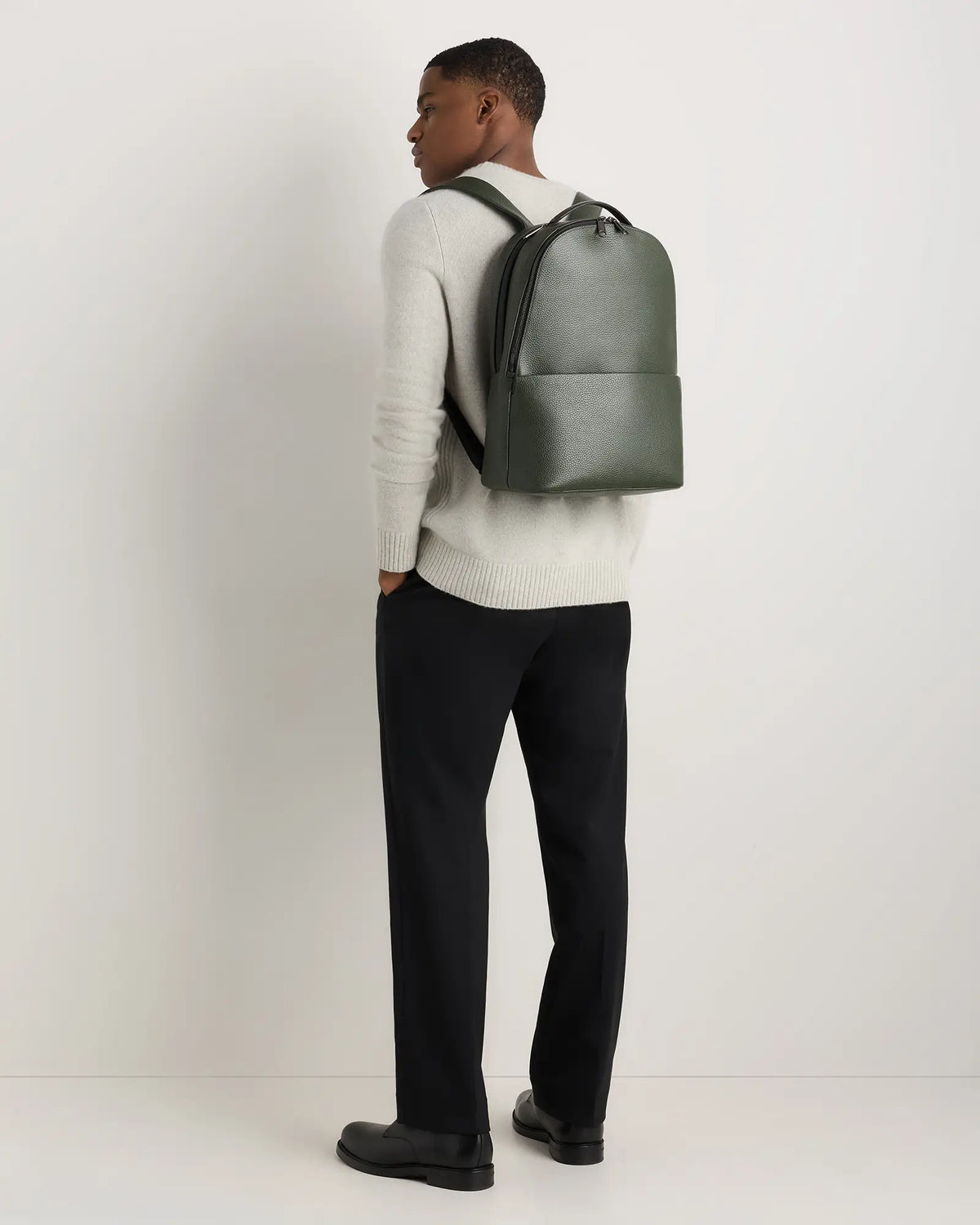 Excursion Italian Leather Laptop Backpack - US 5993