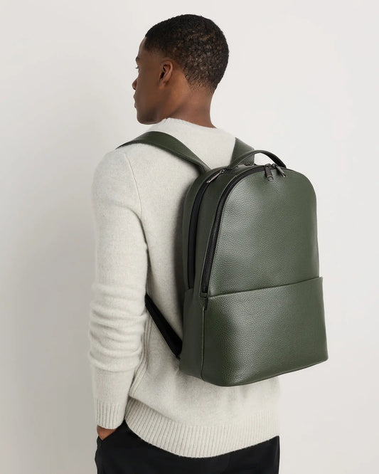 Excursion Italian Leather Laptop Backpack - US 5993
