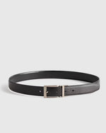 Owen Calfskin Leather Reversible Dress Belt - US 0881