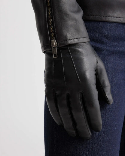 Cashmere Lined Leather Gloves - US 9880