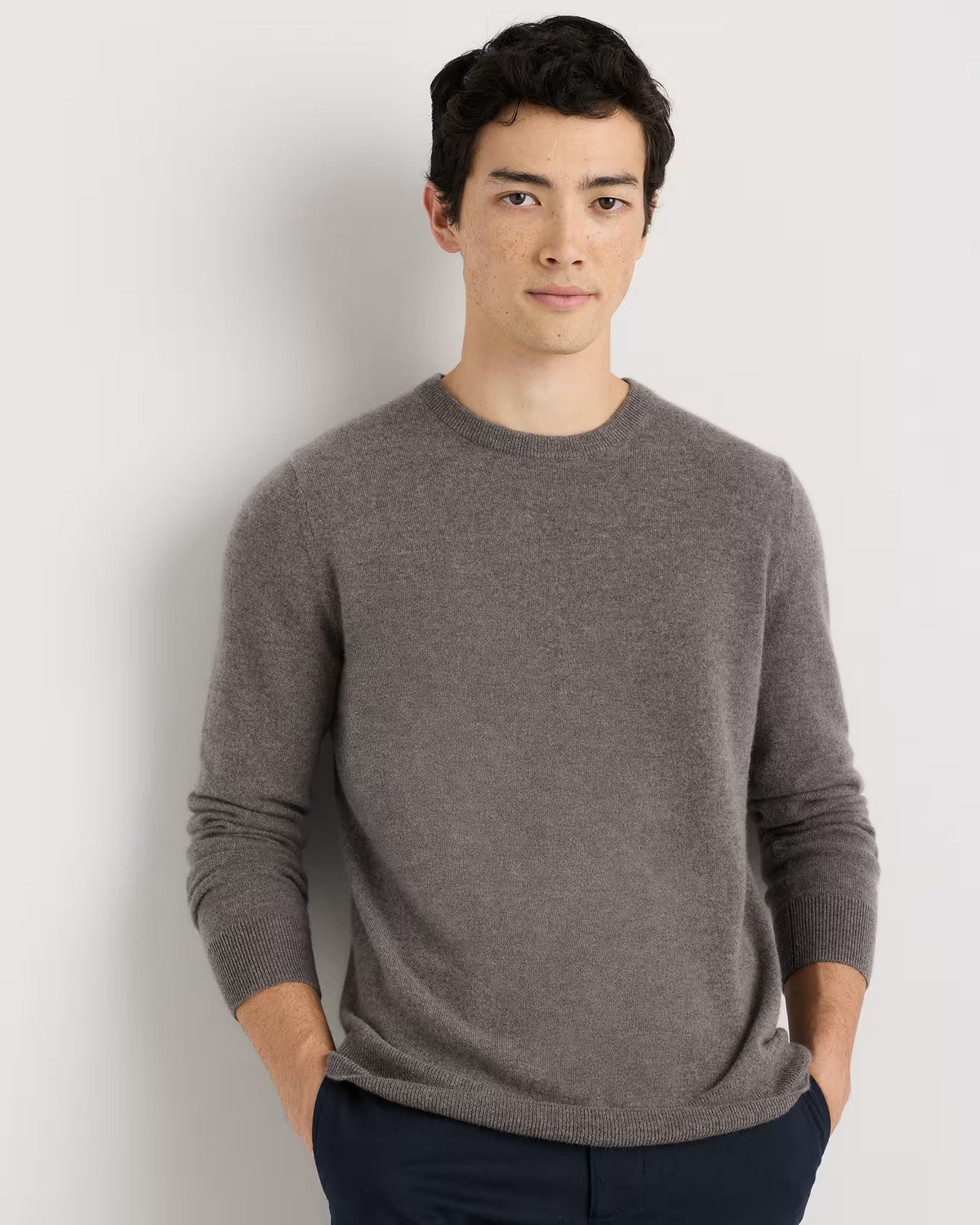 Mongolian Cashmere Crewneck Sweater - US 4625