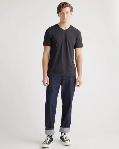 Cotton Modal V-Neck Tee - US 7196