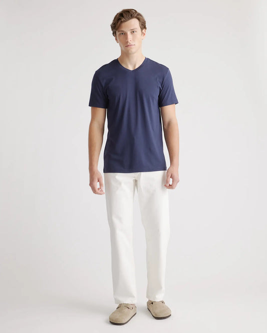 Cotton Modal V-Neck Tee - US 4290