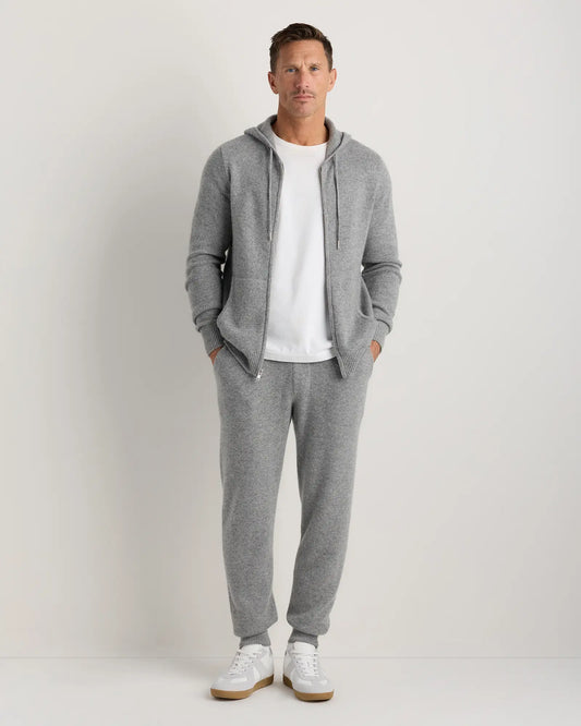Mongolian Cashmere Full-Zip Hoodie - US 3010
