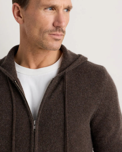 Mongolian Cashmere Full-Zip Hoodie - US 2214