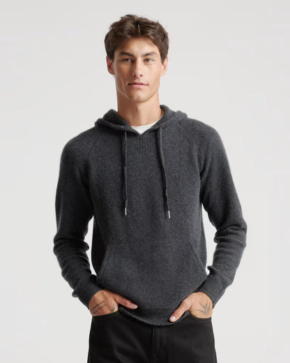 Mongolian Spring Cashmere Pullover Hoodie - US 3116