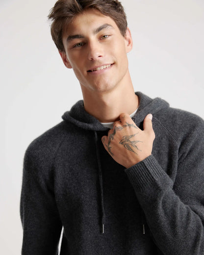 Mongolian Spring Cashmere Pullover Hoodie - US 3116