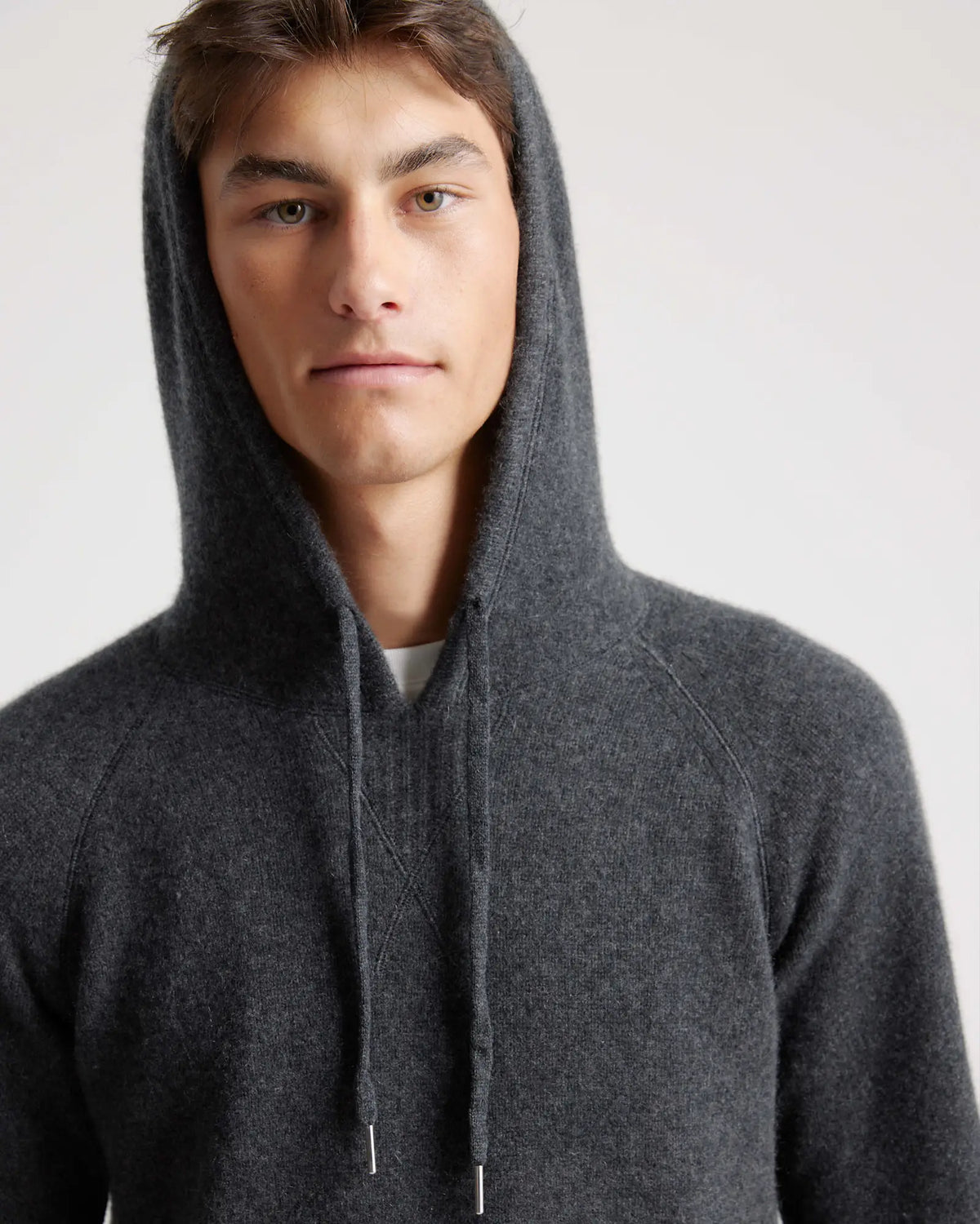 Mongolian Spring Cashmere Pullover Hoodie - US 3116