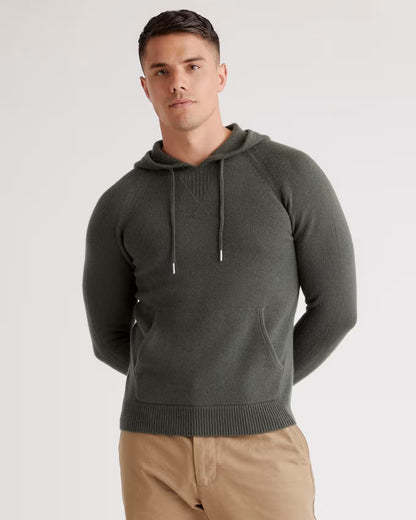 Mongolian Cashmere Pullover Hoodie - US 5454