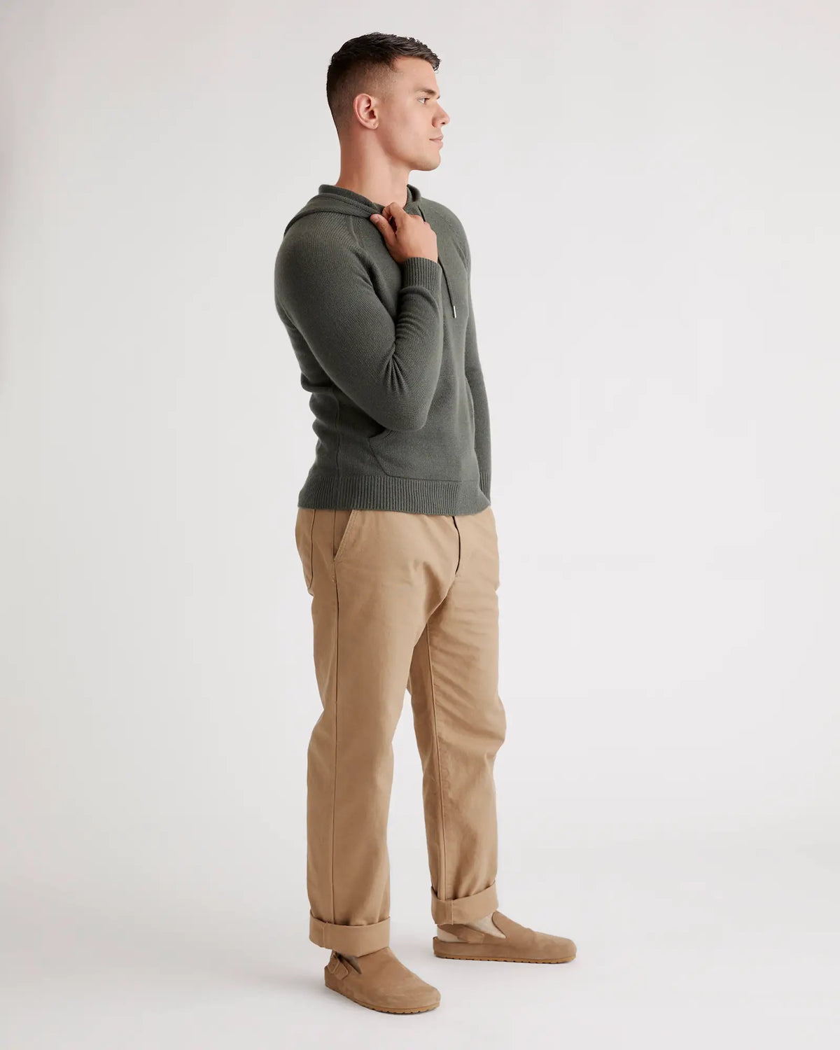 Mongolian Cashmere Pullover Hoodie - US 5454