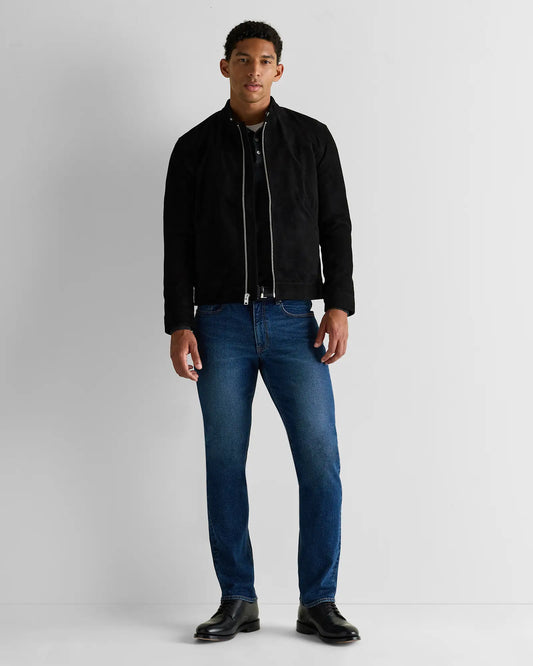 100% Suede Café Racer Jacket - US 7198