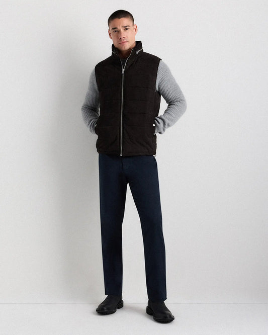 100% Suede Puffer Vest - US 4141